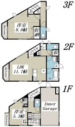 足立区中川3丁目戸建住宅の物件間取画像